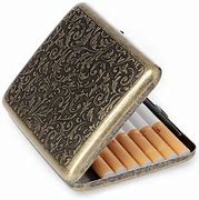 Image result for Fancy Metal Cigarette Cases