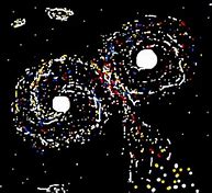 Image result for Milky Way Galaxy Collision Meme
