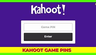 Image result for Kahoot Game Pin Code