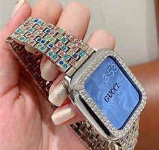 Image result for Gold Diamond Apple Watch Band