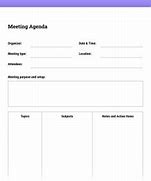 Image result for Meeting Agenda Sheet