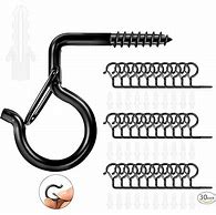 Image result for Stainless Steel Screw Hooks with Safety Buckle