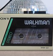 Image result for Sony Walkman WM 22 Black Front Sticker