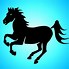 Image result for Standing White Horse Vector