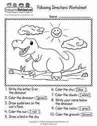 Image result for Following Instructions Worksheet Grade 2