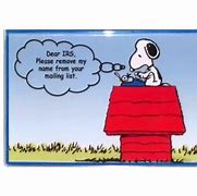 Image result for Snoopy IRS