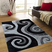 Image result for Black and Grey Rugs