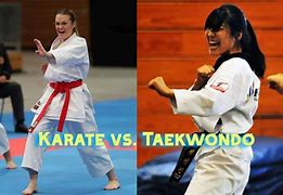 Image result for Karate vs Taekwondo