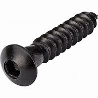 Image result for Round Head Hex Screw Blak Top View