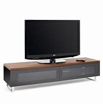 Image result for 80 Inch TV Stand Light Walnut Wood