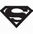 Image result for Superman Logo High Resolution Clip Art Black and White