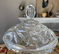 Image result for Antique Glass Candy Dish with Cover
