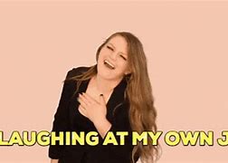 Image result for Laughing by Yourself GIF