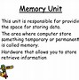 Image result for Main Memory Unit