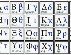 Image result for Greek Alphabet Capital Letters