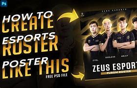 Image result for eSports Team Poster