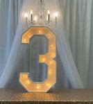 Image result for Marquee Numbers 4Ft Number 5