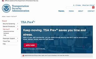Image result for TSA PreCheck TSA Program