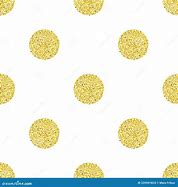 Image result for Gold with White Glitter Polka Dots