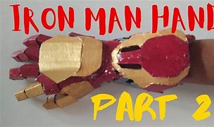 Image result for Cardboard Iron Man Hand