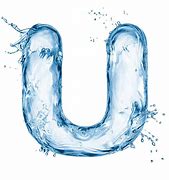 Image result for Letter U Watery