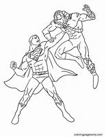 Image result for Superman Fighting Drawing