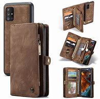 Image result for Leather Phone Case Zipper Wallet