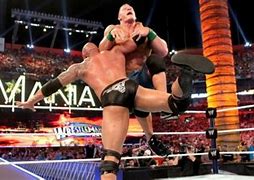 Image result for The Rock vs John Cena Wrestlemania 28