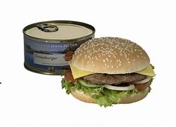 Image result for Burger in a Can