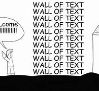 Image result for Wall of Text Meme