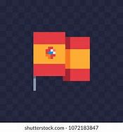 Image result for Spanish Flag Pixel