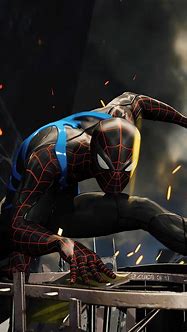 Image result for Black and Blue Spider-Man Suit