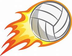 Image result for Flaming Volleyball Clip Art Free