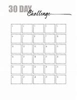Image result for 30-Day Challenge to Workout Worksheet