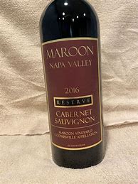 Image result for Maroon Cabernet Sauvignon Yountville