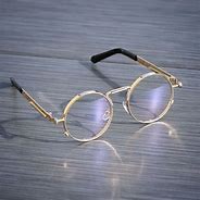 Image result for Gold Round Eyeglasses