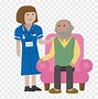 Image result for Hospital Nurse with Patient Clip Art