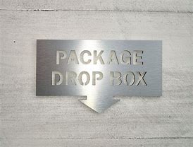 Image result for Hanging Drop Box Sign
