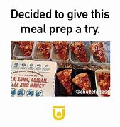 Image result for Pizza Meal Prep Meme