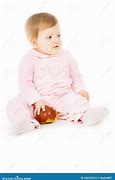 Image result for A Baby Girl Eat Rose Apple Images