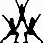 Image result for Cheer Dance Silhouette Clip Art