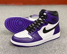 Image result for Non Creasable Purple Jordans