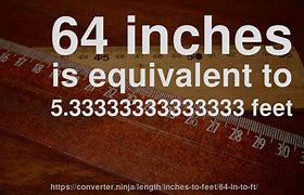 Image result for Something That Is 64 Inches