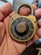 Image result for Round Combination Lock