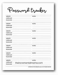 Image result for Username and Password Template Layout