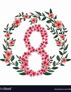 Image result for Number 8 Whith Flower