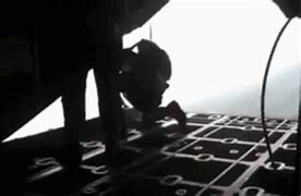 Image result for Paratrooper Dragged by Plane GIF