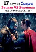 Image result for Superman Compared to Batman