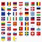 Image result for Continent Europe with Flags
