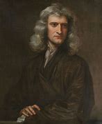Image result for Sir Isaac Newton Side View